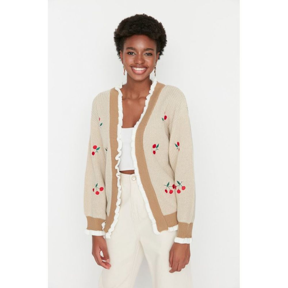 NWT Trendyol Regular fit Turndown Collar Knitwear Cardigan
